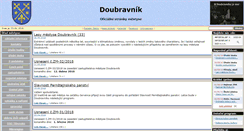 Desktop Screenshot of doubravnik.cz